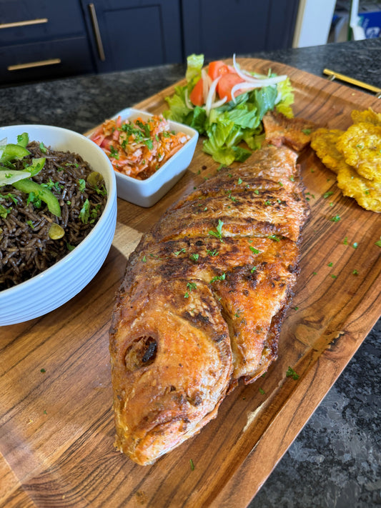 The Best Haitian Style Fried Red Snapper Recipe ever!