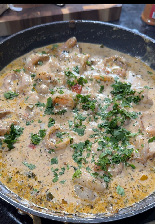 Creamy Jerk Shrimp