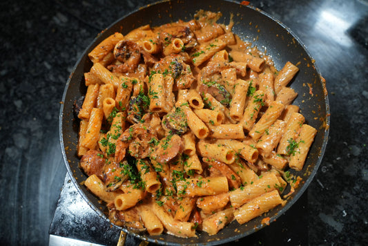 Roasted Pepper Cream Pasta – A Fusion of Bold Flavors