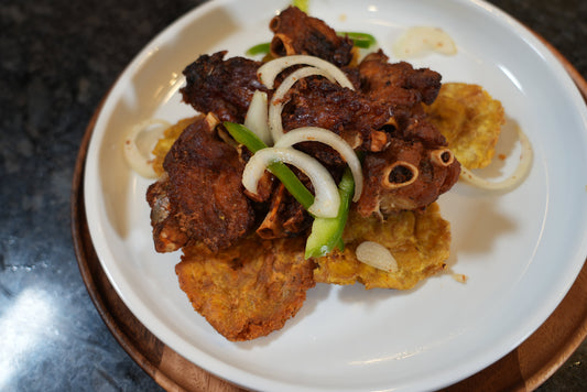 Haitian Style fried Turkey wings